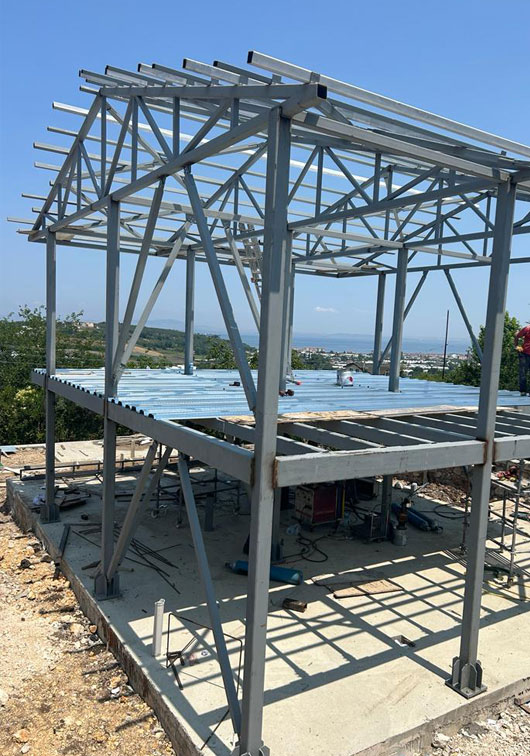 hafif çelik yapı imalatı, konteyner imalatı, prefabrik imalatı