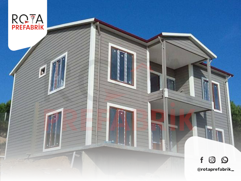 Prefabrik, standart prefabrik, prefabrik yapı, prefabrik ev, çift katlı prefabrik yapı, tek katlı prefabrik yapı, şantiye yapıları, şantiye prefabrik yapılar
